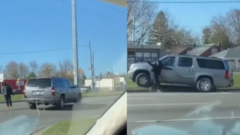 Έβαλε όπισθεν και βγήκε από το αυτοκίνητο!